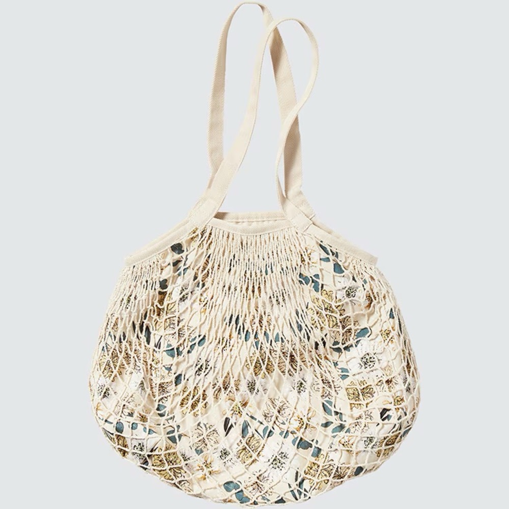 Uniqlo x Paul & Joe Net Sunflower 90s Tote Bag Market Cotton